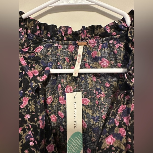 NWT Free People Meant To Be Blouse Size L - Picture 6 of 12